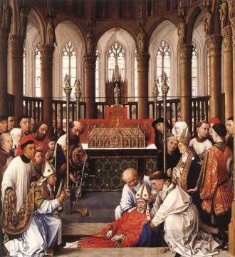 Exhumación del pintor holandés St Hubert Rogier van der Weyden Pinturas al óleo